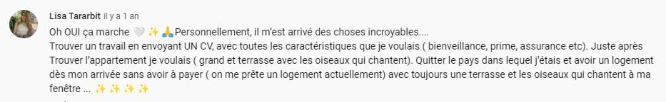 loi de l'attraction amour avis